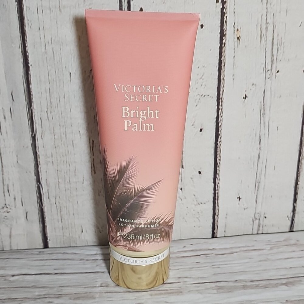 Victoria's Secret BRIGHT PALM Fragrance Hand & Body Lotion 8 fl Oz Sealed Bottle